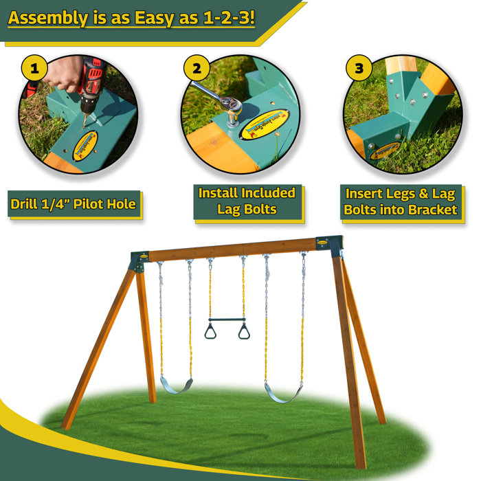 Eastern Jungle Gym Easy 1 2 3 A Frame Bracket And Reviews Wayfair